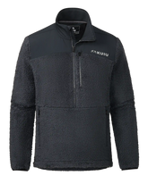 Sherpa Fleece Zip Pullover | Nightfall