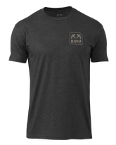 KUIU Square Chest Logo T-Shirt | Charcoal