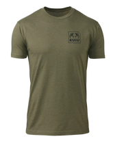 KUIU Square Chest Logo T-Shirt | Military Green