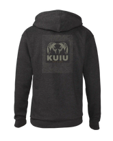 KUIU Topo Back Logo Hoodie | Charcoal