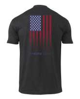 KUIU Vertical Flag Fade T-Shirt | Black