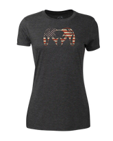 Women's Solid Patriotic Ram T-Shirt | Charcoal