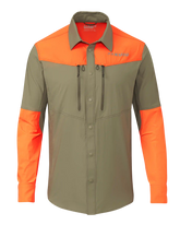 Upland Sporter Shirt | Khaki/Blaze Orange