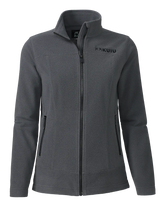 Women's Border Fleece Full Zip | Gunmetal