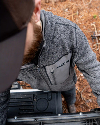 Base Camp Hooded Sweater | Heather Black