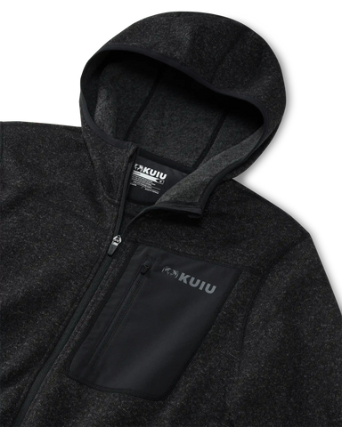 Base Camp Hooded Sweater | Heather Black