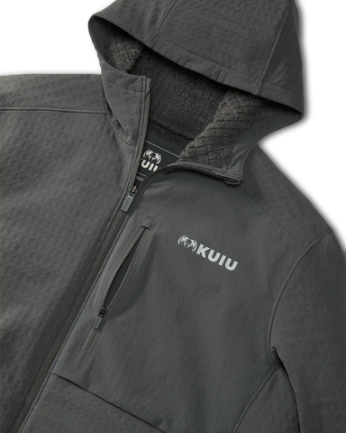 Blockfield Fleece Hoodie | Gunmetal