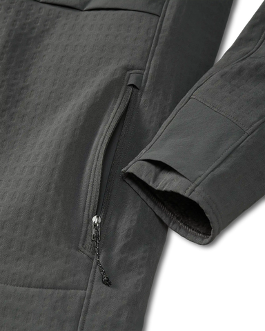 Blockfield Fleece Hoodie | Gunmetal