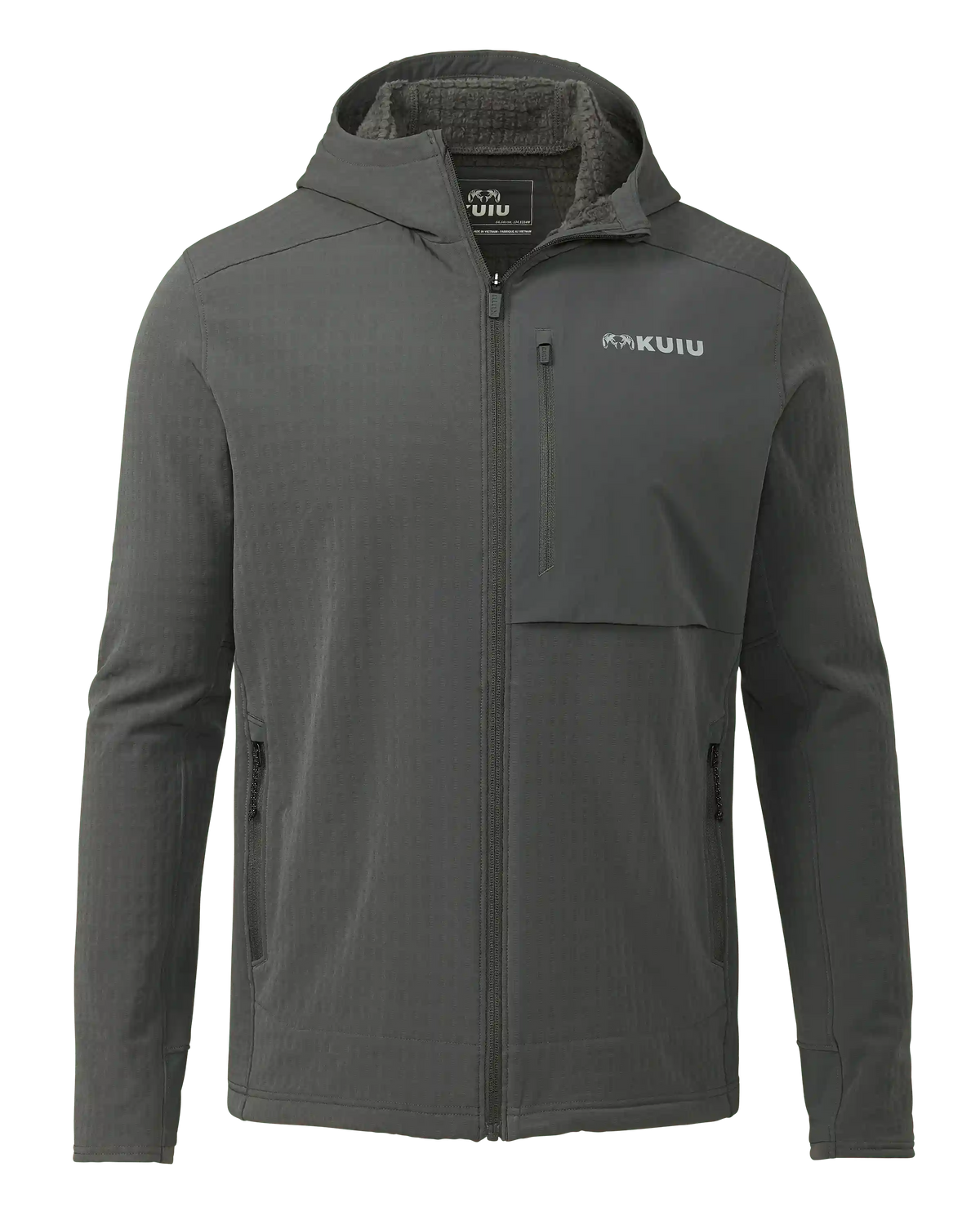 Blockfield Fleece Hoodie | Gunmetal