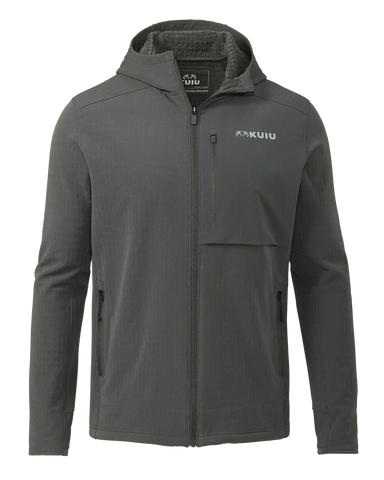 Blockfield Fleece Hoodie | Gunmetal