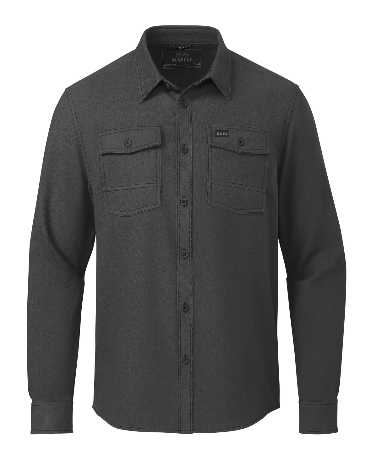 Field Flannel Shirt | Asphalt