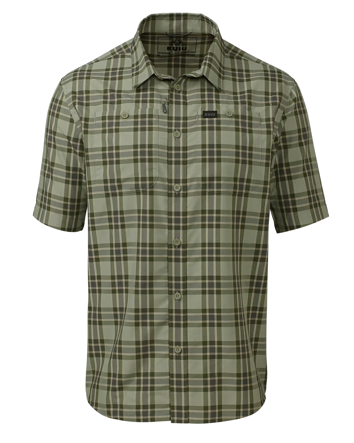 Borrego SS Shirt | Verde Crosscheck Plaid