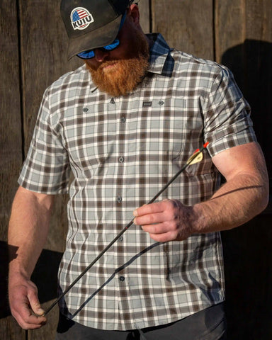 Borrego SS Shirt | Verde Crosscheck Plaid