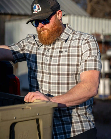 Borrego SS Shirt | Verde Crosscheck Plaid