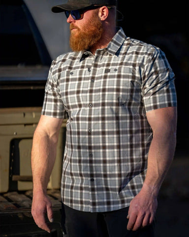 Borrego SS Shirt | Verde Crosscheck Plaid