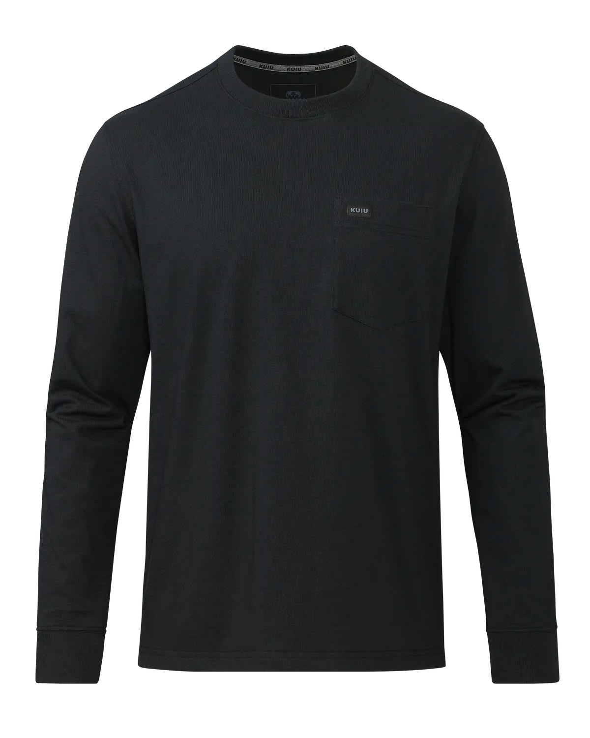 Outlet Workgrade LS Pocket Crew | Black