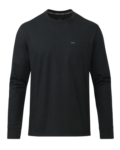 Outlet Workgrade LS Pocket Crew | Black