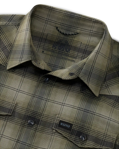 Laredo LS Shirt | Verde Ombre Plaid
