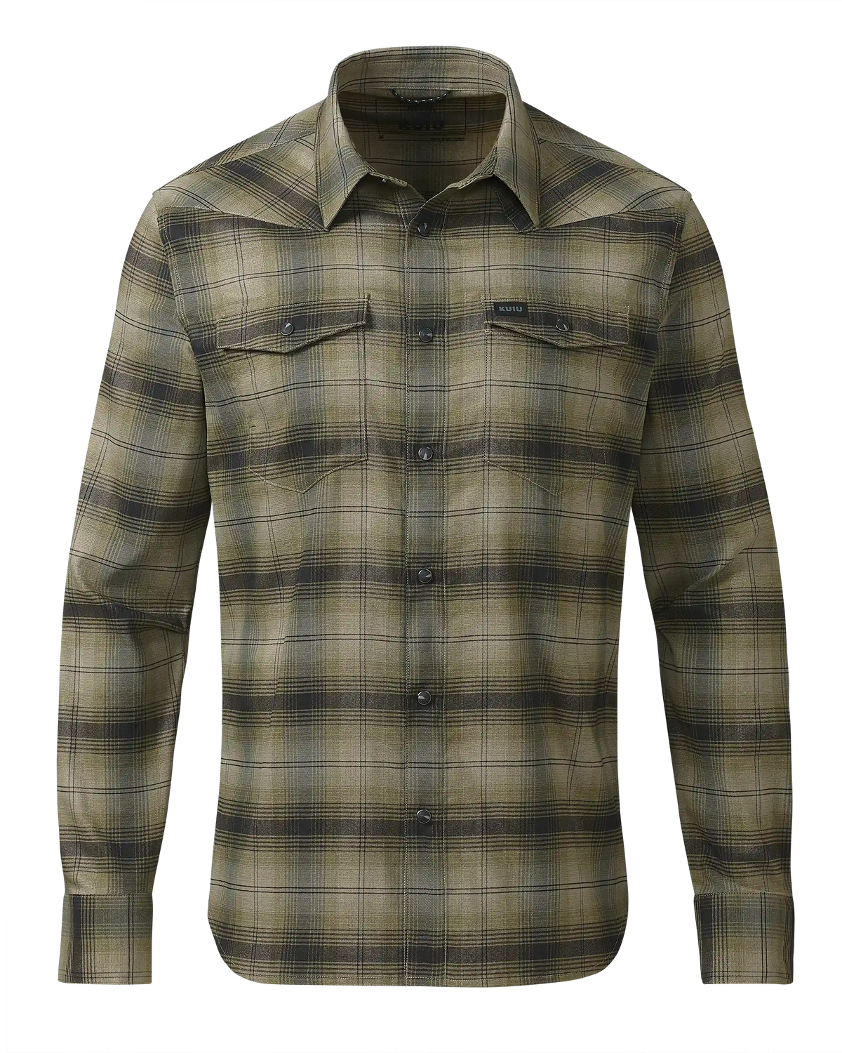 Laredo LS Shirt | Verde Ombre Plaid