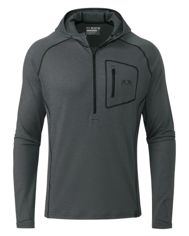 ULTRA Merino 145 Zip-T Hunting Hoodie | Gunmetal