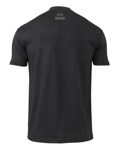 KUIU Topo Block Logo T-Shirt | Black
