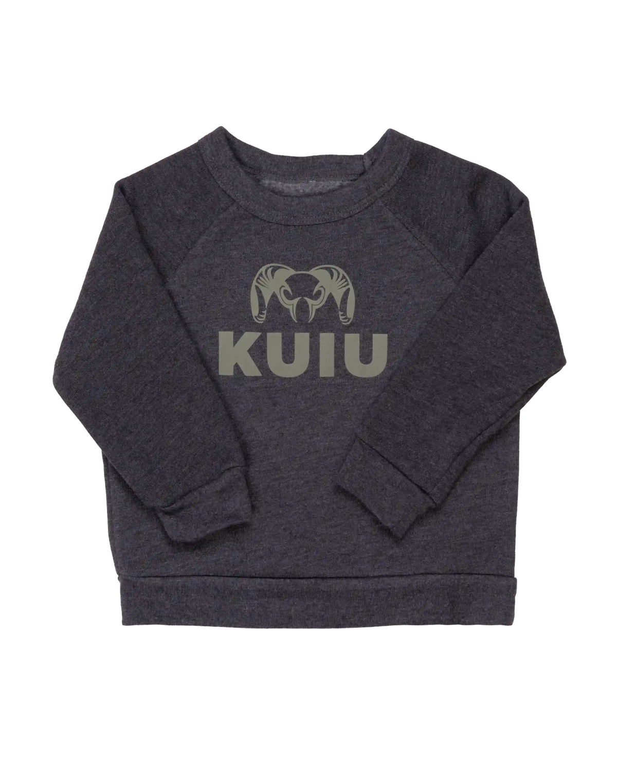Toddler Stacked Logo Crewneck Sweatshirt | Olive