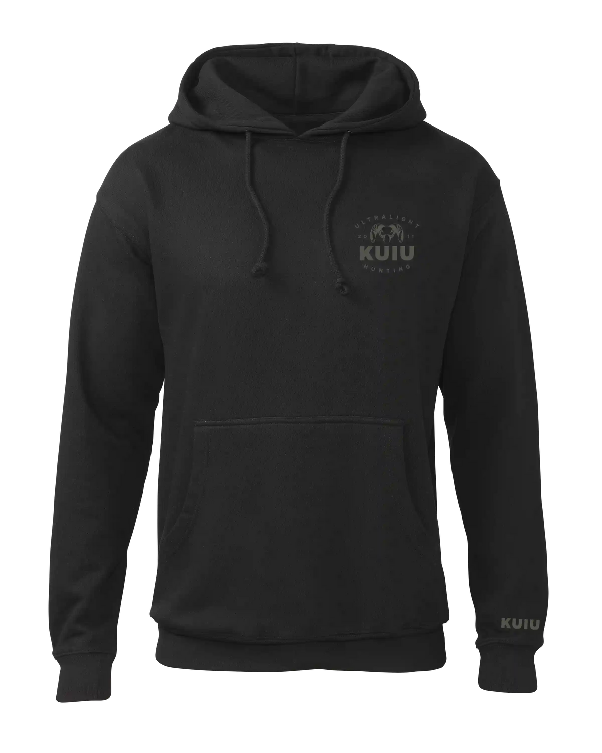 KUIU Ultralight Chest Logo Hoodie | Black