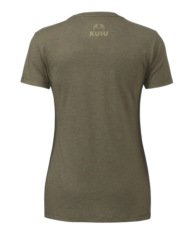 Outlet Women's Super Cub Logo T-Shirt | Military Green