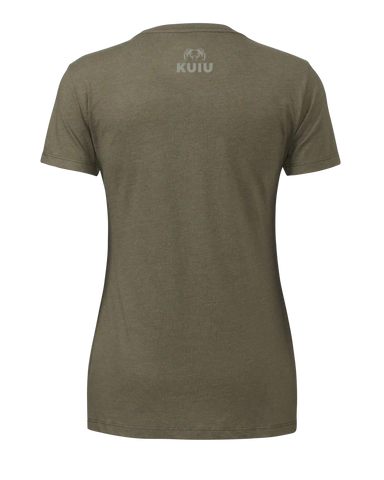 Outlet Women's Here to Hunt Gritstone T-Shirt | Military Green
