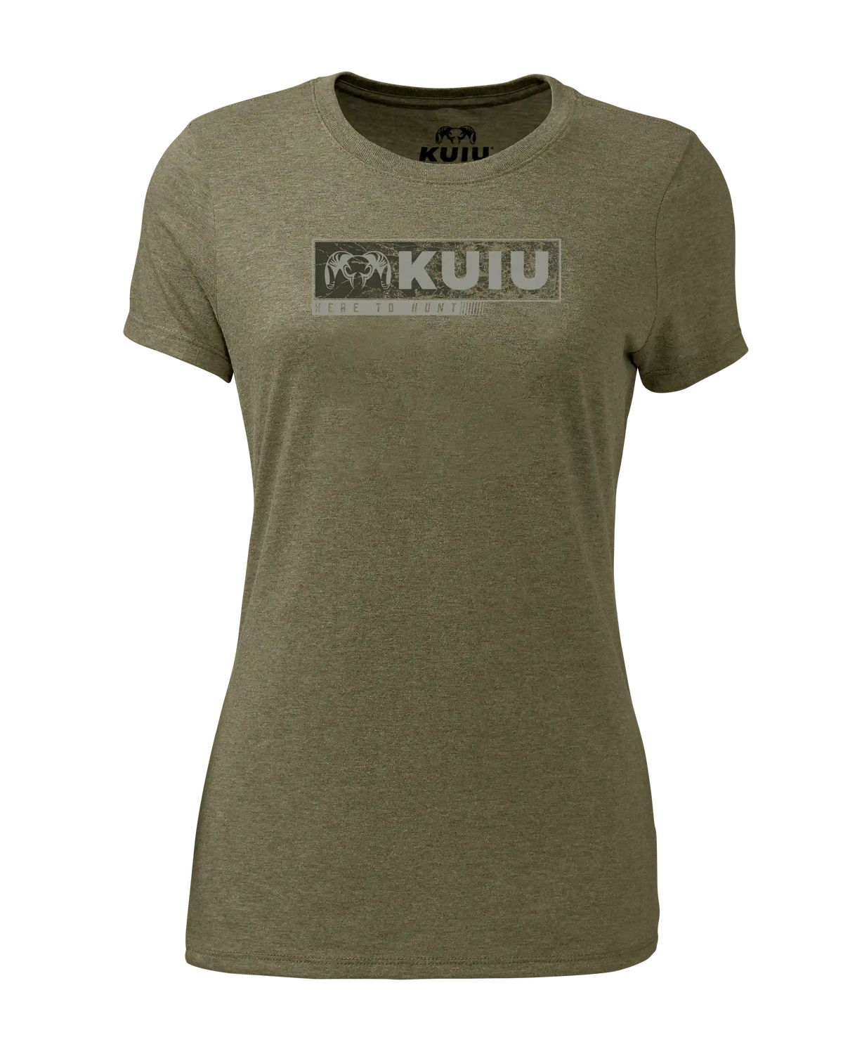 Outlet Women's Here to Hunt Gritstone T-Shirt | Military Green