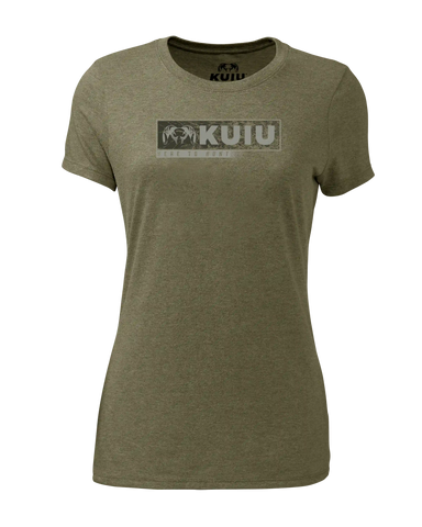 Outlet Women's Here to Hunt Gritstone T-Shirt | Military Green