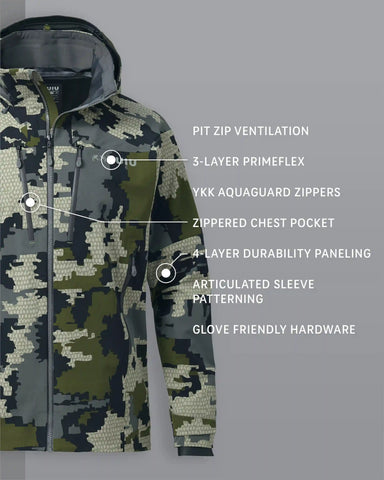 Yukon TR Rain Jacket | Verde