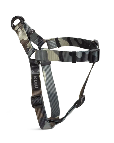Camo Webbing Dog Harness | Vias