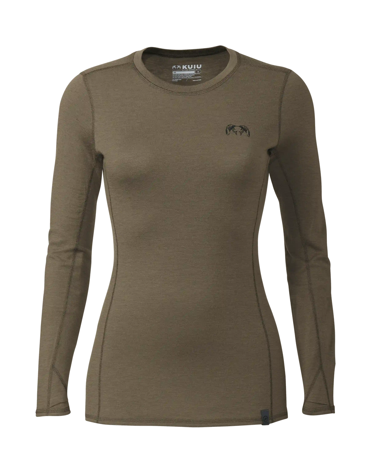 Women's ULTRA Merino 145 LS Crew | Ash