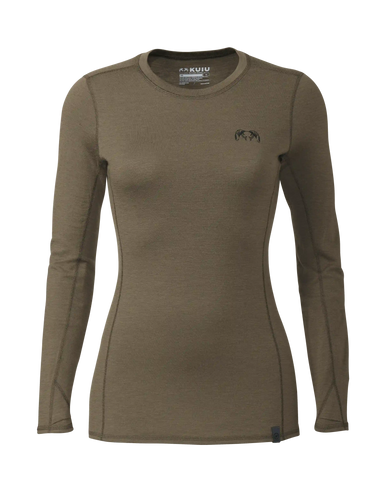 Women's ULTRA Merino 145 LS Crew | Ash
