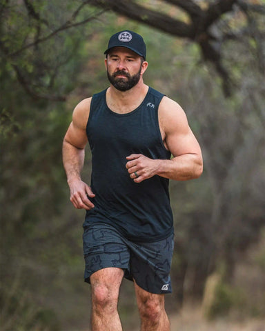 EnduroMesh Tank | Midnight Blue Heather