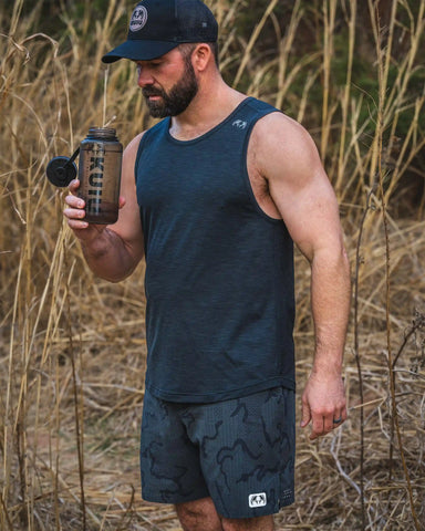 EnduroMesh Tank | Midnight Blue Heather